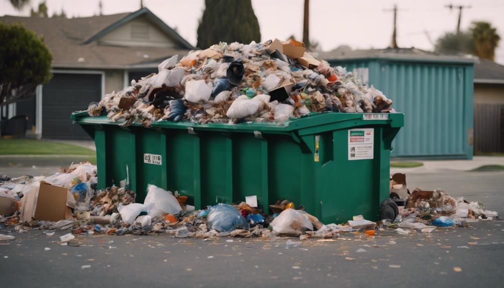 dumpster size and eco friendly