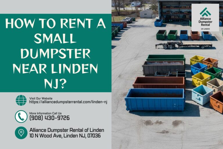 How To Rent A Small Dumpster near Linden NJ